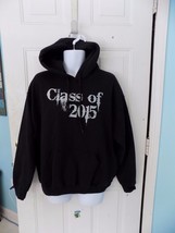 Gildan Black Pullover Hoodie Sweatshirt Class of 2015 Size L Men&#39;s NWOT - £14.99 GBP