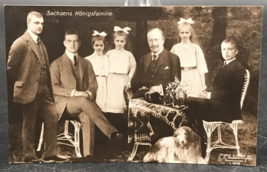 c1910 RPPC Saxony Royal Family Frederick Augustus III Real Photo Postcard - $9.49