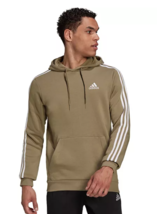 Adidas Essentials Hoodie Mens Size XXL Orbit green Mens Fleece Pullover  NWT - £22.16 GBP