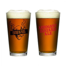 Stone Brewery Arrogant Bastard Ale Pint Glass Clear - £13.57 GBP