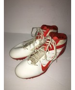 Nike Alpha White Orange Football Cleats 512482-180 Mens Size 12 1/2Aweso... - £29.65 GBP