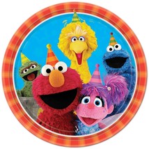 Sesame Street 2 Lunch Plates Birthday Party Supplies 8 Per Package New - £5.53 GBP