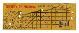 Chicago World&#39;s Fair 1933 Century of Progress Surface Lines Ticket - £31.62 GBP