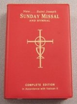 New Saint Joseph Sunday Missal and Hymnal (Red Vinyl) (Complete Edition in Accor - £16.68 GBP
