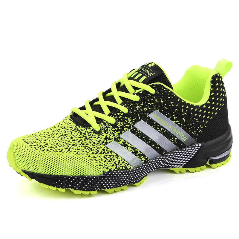 Hot Sale Green Running Shoes Unisex Men  Shoes Jogging   Big Size 48 Women Train - £120.97 GBP