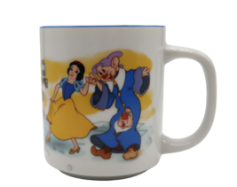 Vintage Walt Disney Japan Snow White & the Seven Dwarves coffee cup - $19.99