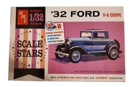 1932 FORD V-8 COUPE AMT 1:32 SCALE PLASTIC MODEL CAR KIT - NEW - $24.19