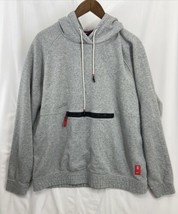 Nike Kyrie Irving Size 2XL Mens Fleece Gray pouch Zip Pullover Hoodie BV... - £37.35 GBP