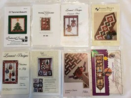 Quilt Pattern Lot 15 Christmas Wall Hanging Cardholder Table Runner Radley House - £30.22 GBP