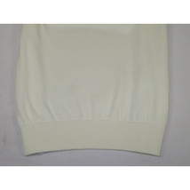 Men's Sweater Knit By BRANGO Turkey Mock Neck Cotton Blend 21050 White image 7