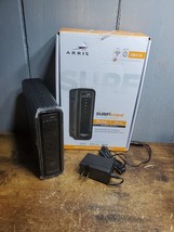 ARRIS SURFboard SBG10 DOCSIS 3.0 Cable Modem &amp; AC1600 Dual Band Wi-Fi Ro... - £33.23 GBP