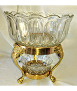 Elegant 1970s Sovereign House Crystal Epergne Glass Bowls w 2 Tier Stand... - £298.19 GBP