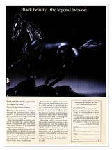 Print Ad Franklin Mint Black Beauty Pamela du Boulay Vintage 1987 Advert... - $147.74 MXN