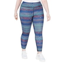Ideology Womens Plus Size Printed Pull On Leggings Size 1X Color Luxe Iris - £25.91 GBP