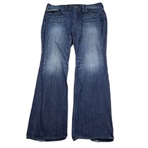 Guess Pants Mens 36 Blue Denim Mid Rise Rebel Regular Straight Cut Casua... - £23.72 GBP