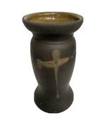 Cepli Studio Art Pottery Salt Glazed Vase, Signed, 7.5&quot; Tall - $23.74