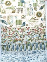 Fabric Red Rooster &quot;Nature&#39;s Sketchbook&quot; 5 Piece Sampler Birds Eggs Ferns $5.95 - £4.68 GBP