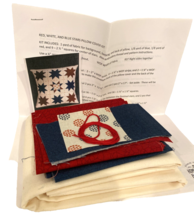Rekindling Traditions Homegrown Homesewn Pillow Quilting Kit NEW - $14.24
