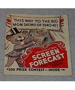 Scarce MGM 1940-41 Movie Screen Forecast Booklet Ziegfeld Girl - $39.95