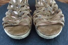 Naturalizer Sz 8.5 M Brown Slide Synthetic Women Sandals Lorie - £15.78 GBP