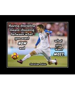 Inspirational Christian Pulisic Soccer Quote Poster Print Motivation Wal... - $31.39 CAD+