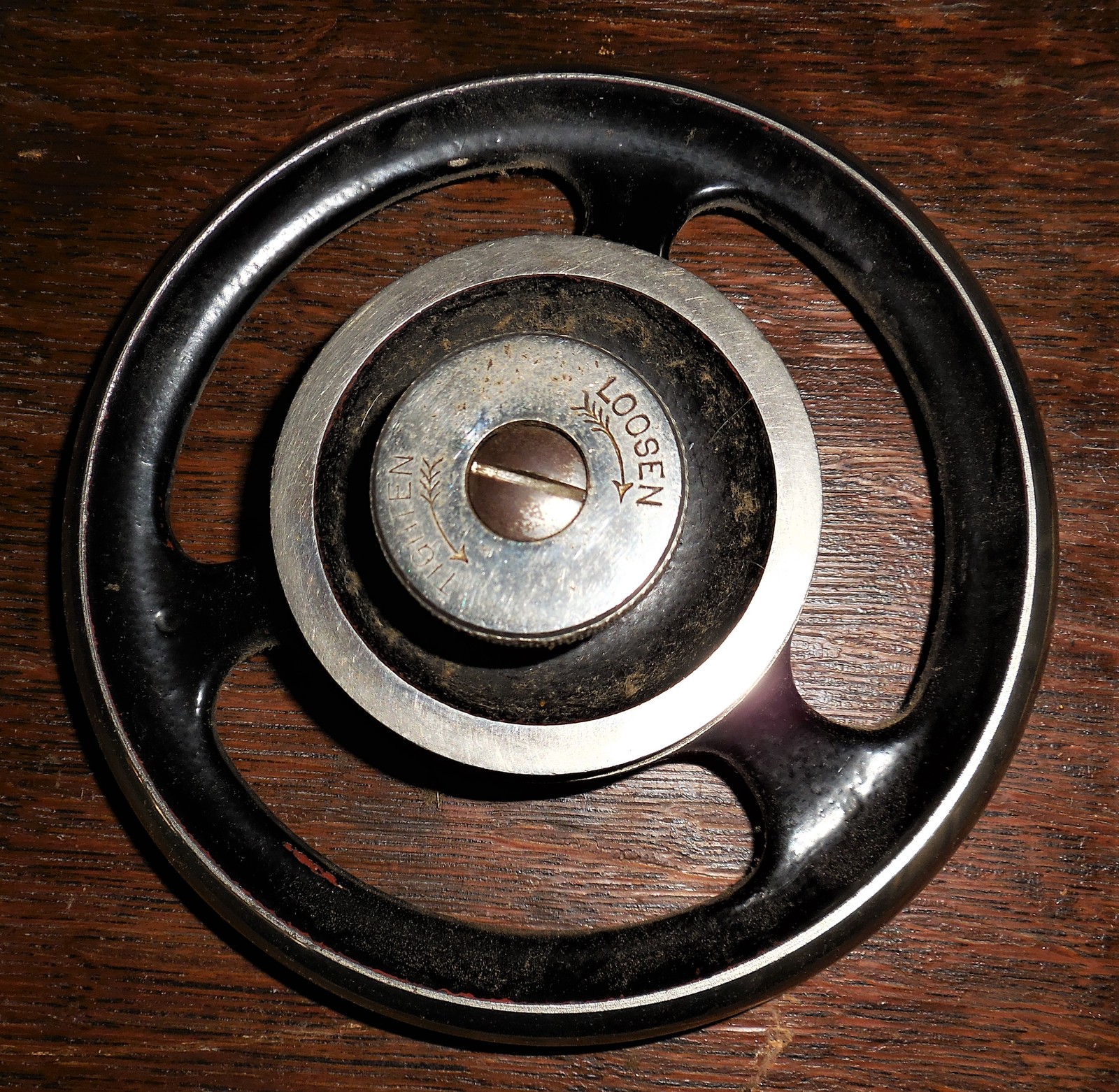 Sears Minnesota A Machine Hand Wheel w/Screw, Collet & Stop Motion Knob - £15.98 GBP