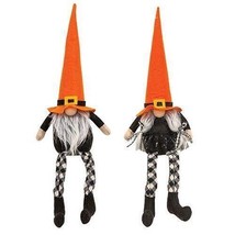 Mr. &amp; Mrs. Halloween Party Gnome - Fall Harvest Primitive Folk Art Country - £60.52 GBP