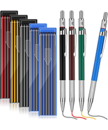 4 Pieces Welder Pencil with 60 Pieces round Refills Mechanical Pencil Me... - $268.28 MXN