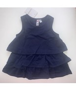 CR Kids Baby Girls Tunic Top Sleeveless Ruffled Dress Blue 12 Months 12M... - $16.20 CAD