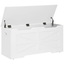 Storage Chest, Storage Trunk, Wooden Storage Bench - 39.4&quot; Lift-Top Stor... - £116.23 GBP