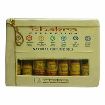 Shree Chakra 100% Natural Perfume Oil Gift Set 7 Oil Bottle - £9.38 GBP