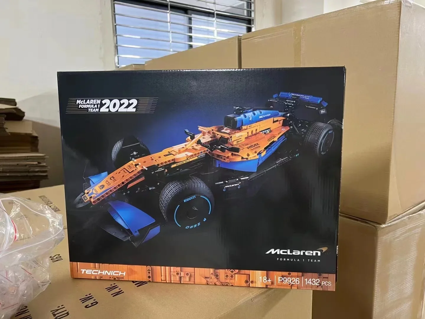 Stock 42141 mclarens formula 1 race car model buiding kit block self locking bricks moc thumb200