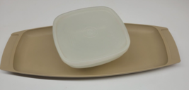 Tupperware Chip and Dip Snack Serving Tray 3 Piece Vintage 771-2 - $13.81