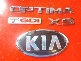 OEM  Rear Trunk Lid SX T-GDI Emblem Badge Nameplate 11-13 Kia Optima Set  - $30.59