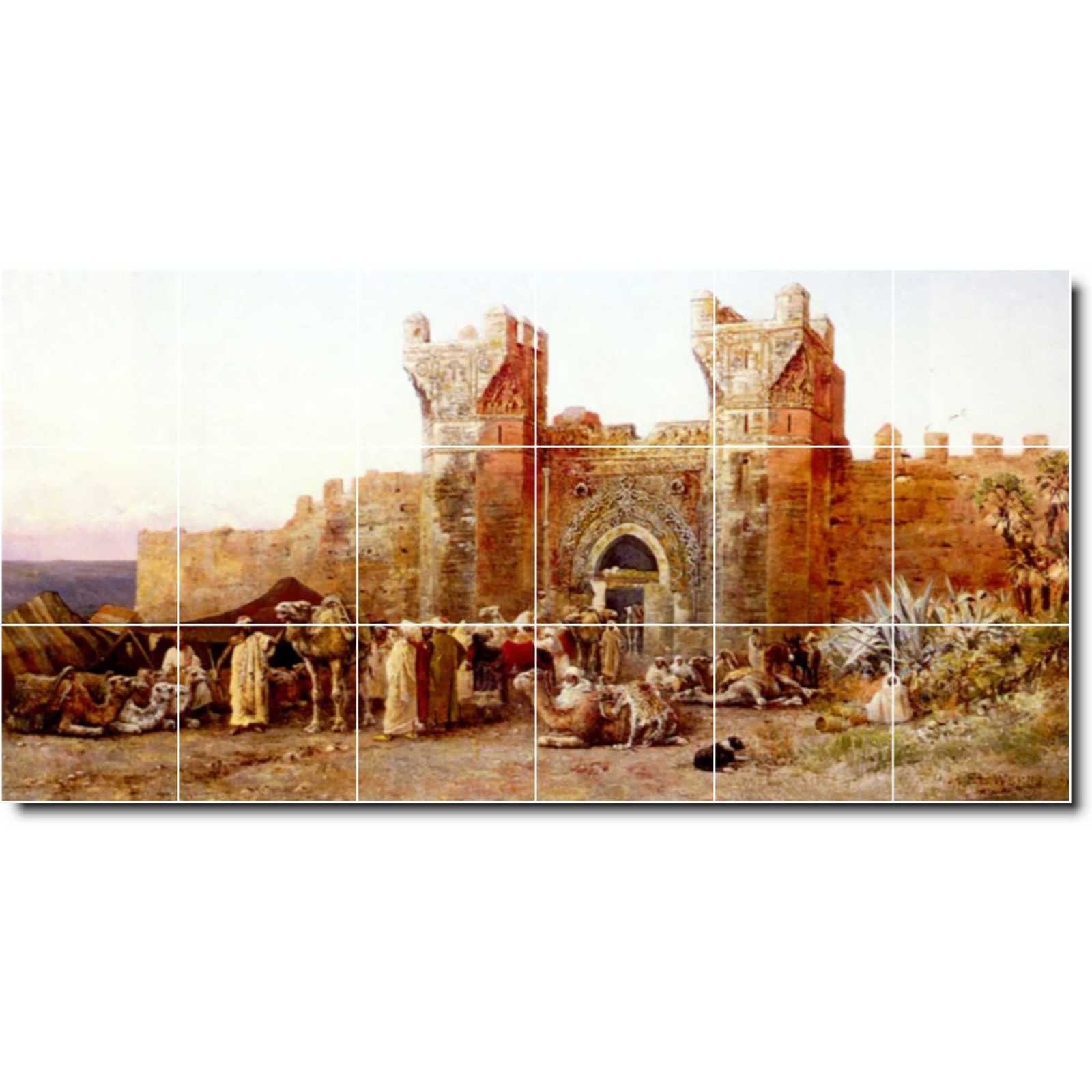 Weeks edwin the departure of a caravan from the gate of shelah morocco