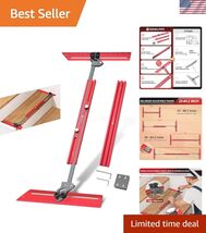 Professional Aluminum Stair Tread Template Tool - Adjustable Length &amp; Ea... - $100.74