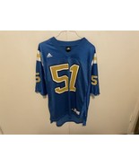 UCLA Bruins #51Adidas  Blue Football Jersey Mens large Vintage NCAA - £45.94 GBP