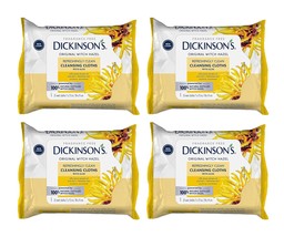 Dickinson&#39;s Original Witch Hazel Refreshingly Clean Cleansing Cloths with Aloe,  - £42.35 GBP