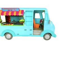  Lil Woodzeez Food Truck Toy Honeysuckle Sweets &amp; Treats Store Ice Cream Cooking - $24.62