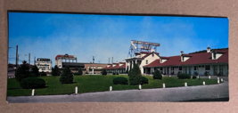 Crinoline Courts Motel Pennsylvania PA chrome postcard Bedford 3.5&quot;x9&quot; - £9.78 GBP