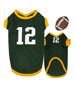Aaron Rodgers Color &amp; Number xSmall Dog Jersey Green Bay Packers CLOSEOUT - $25.08 CAD