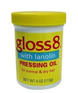 Gloss 8 - Pressing Oil with Lanolin for Normal &amp; Dry Hair - 4 oz - $14.63 CAD