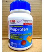CVS, IBUPROFEN 200mg, Pain Reliever/Fever Reducer, 200 Caplets - $12.86