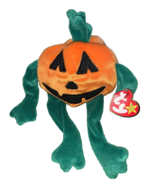 Ty Beanie Baby Pumpkin DOB October 31, 1998 MWMT - $125.37 MXN