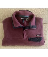 PATAGONIA Snap-T Fleece Pullover Sweater Jacket Purple Lightweight Polye... - $47.53