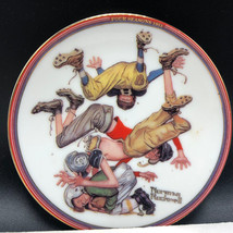 Norman Rockwell Collectors Plate Miniature First Down 1951 Four Seasons Football - £12.66 GBP