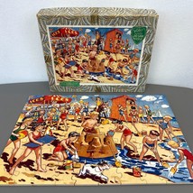 Vintage Victory Plywood Jigsaw Puzzle Seaside Fun Beach COMPLETE Hayter SH - £27.52 GBP