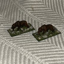 Grenadier Bear - Pewter, D&amp;D Ral Partha Metal Miniature Lot Of 2 - $28.77