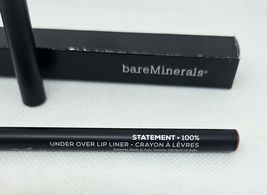 bareminerals Statement Under Over Lip Liner In 100% Matte 0.05oz/1.5g New In Box image 4