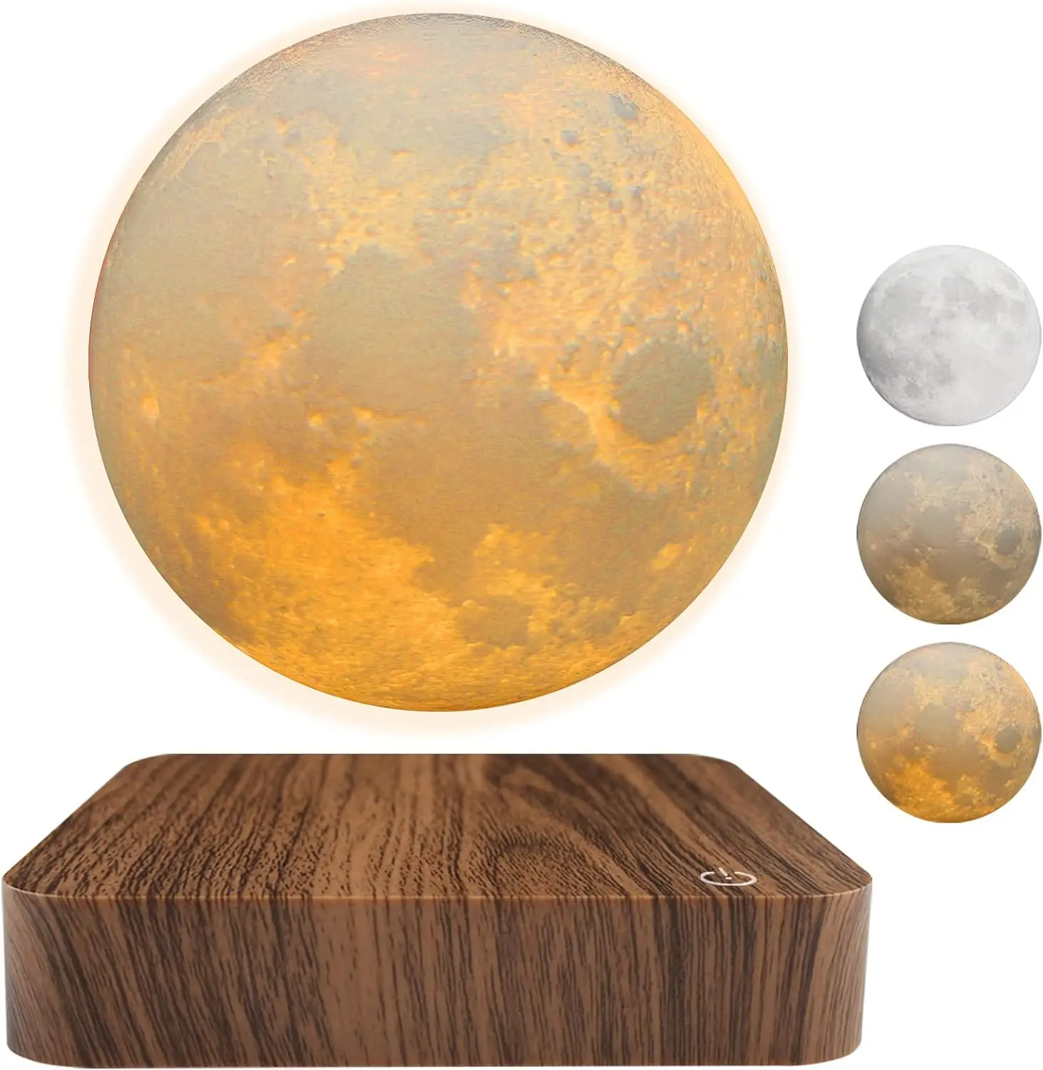 Levitating Moon Magnetic Floating Night Light, Creative Table 3D Printed... - $99.46+